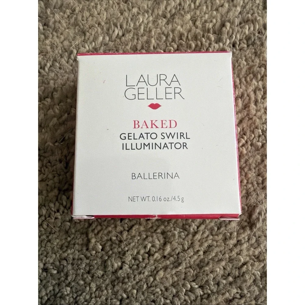 Laura Geller Baked Gelato Swirl Illuminator in Ballerina Full Size 0.16 oz BNIB